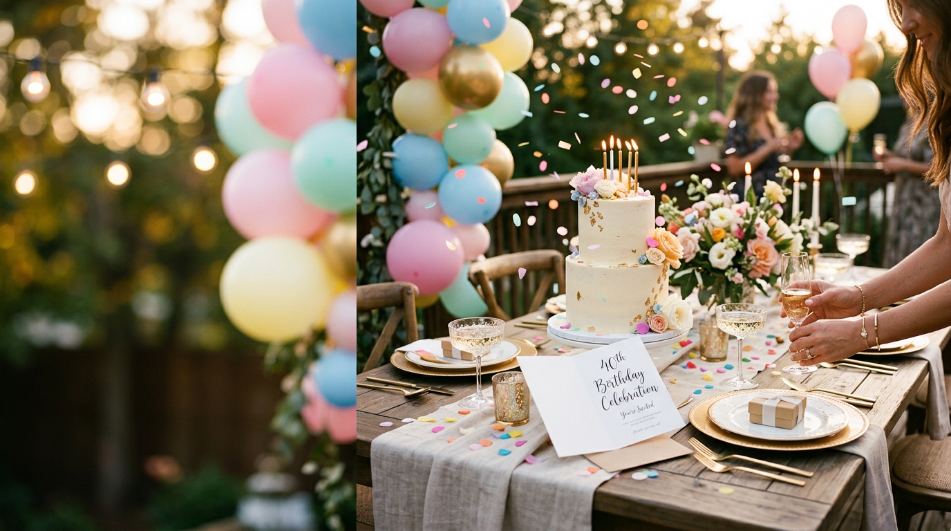 30+ *Hilarious* 40th Birthday Invitation Wording Ideas!