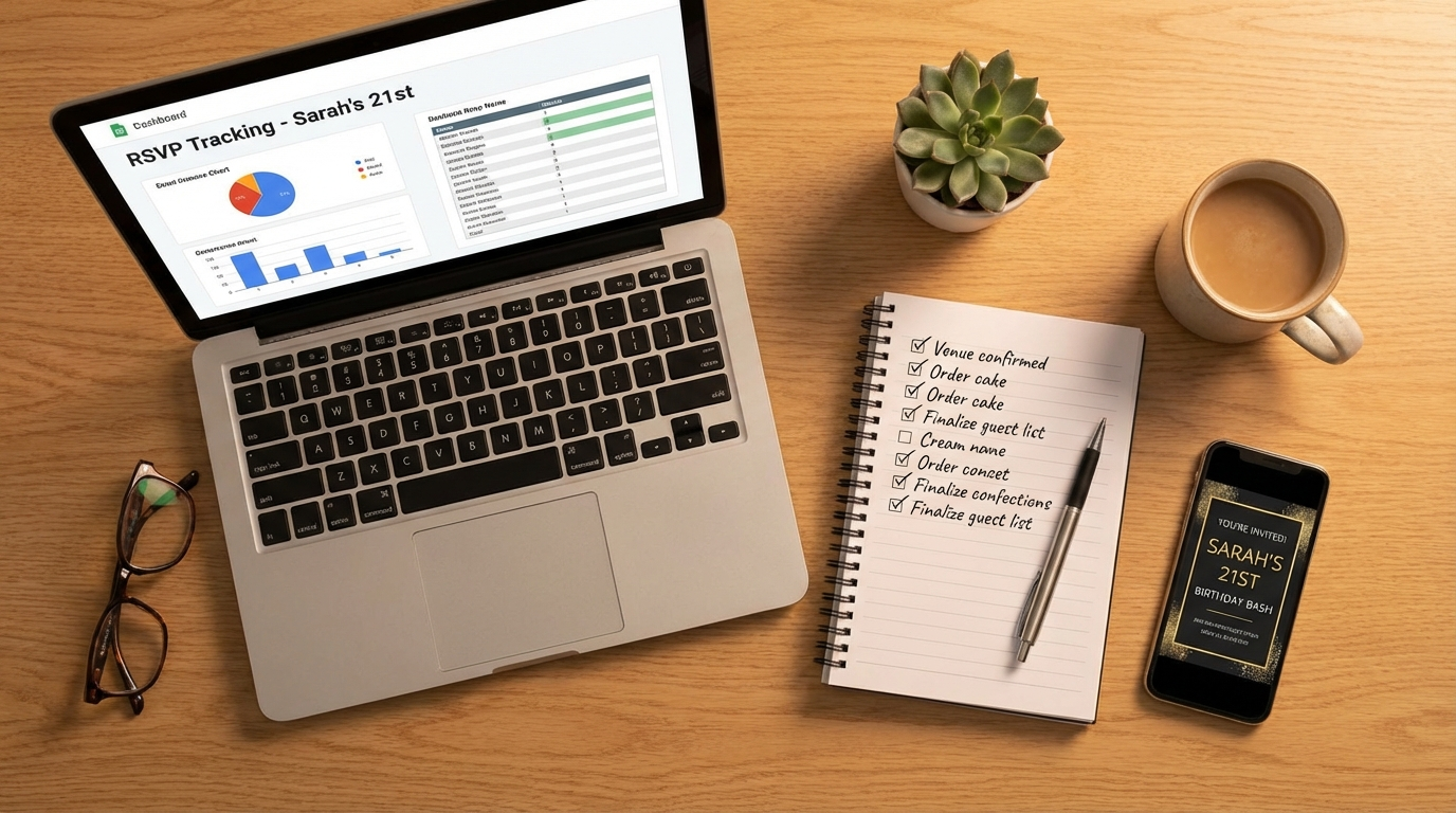 Crafting the Perfect RSVP Reminder Message for 21st birthday invitation wording - digital invitation and event planning