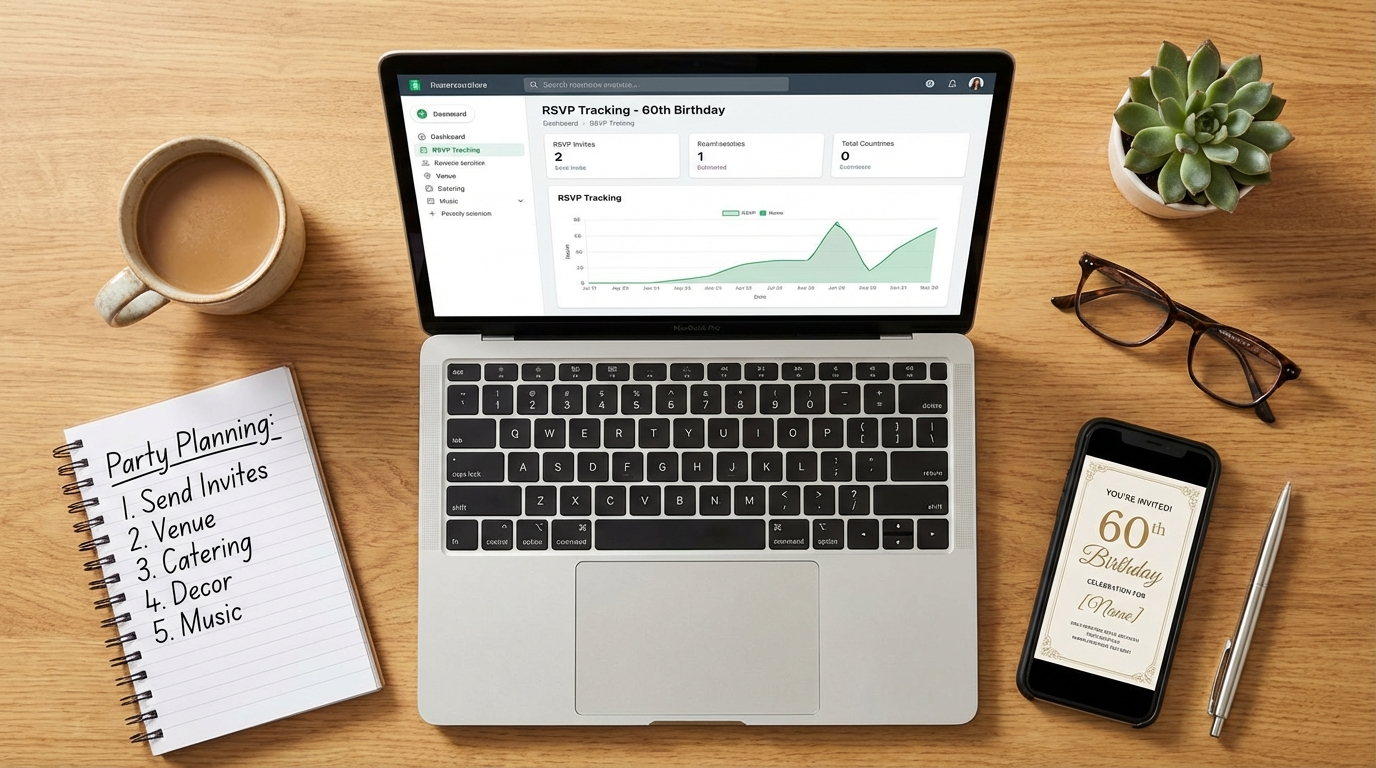 RSVP Wording Making it Easy for Guests for 60th birthday invitation wording - digital invitation and event planning