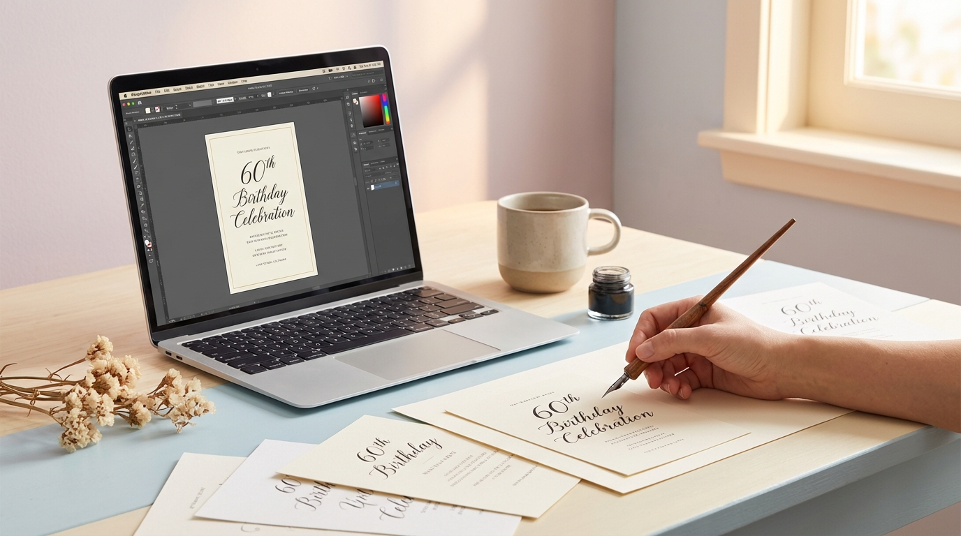 Wording Styles Formal vs Informal for 60th birthday invitation wording - digital invitation and event planning