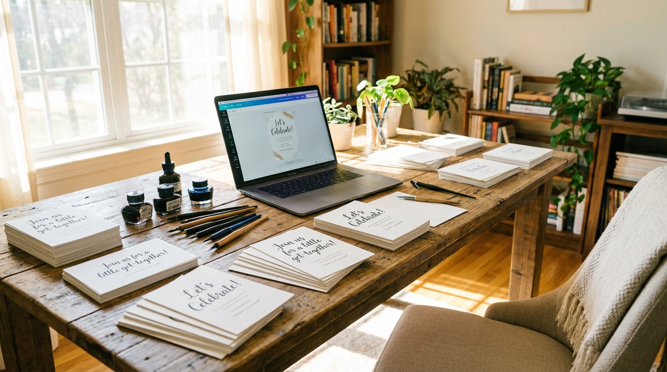 Beyond the Wording Design and Presentation for casual invitation wording - digital invitation and event planning