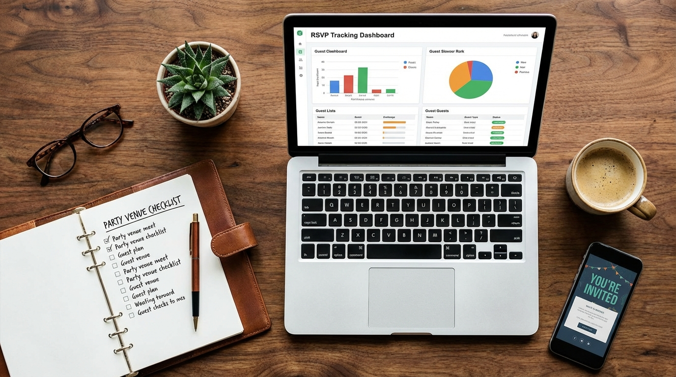 Crafting the Perfect RSVP Message for how to choose a party venue - digital invitation and event planning