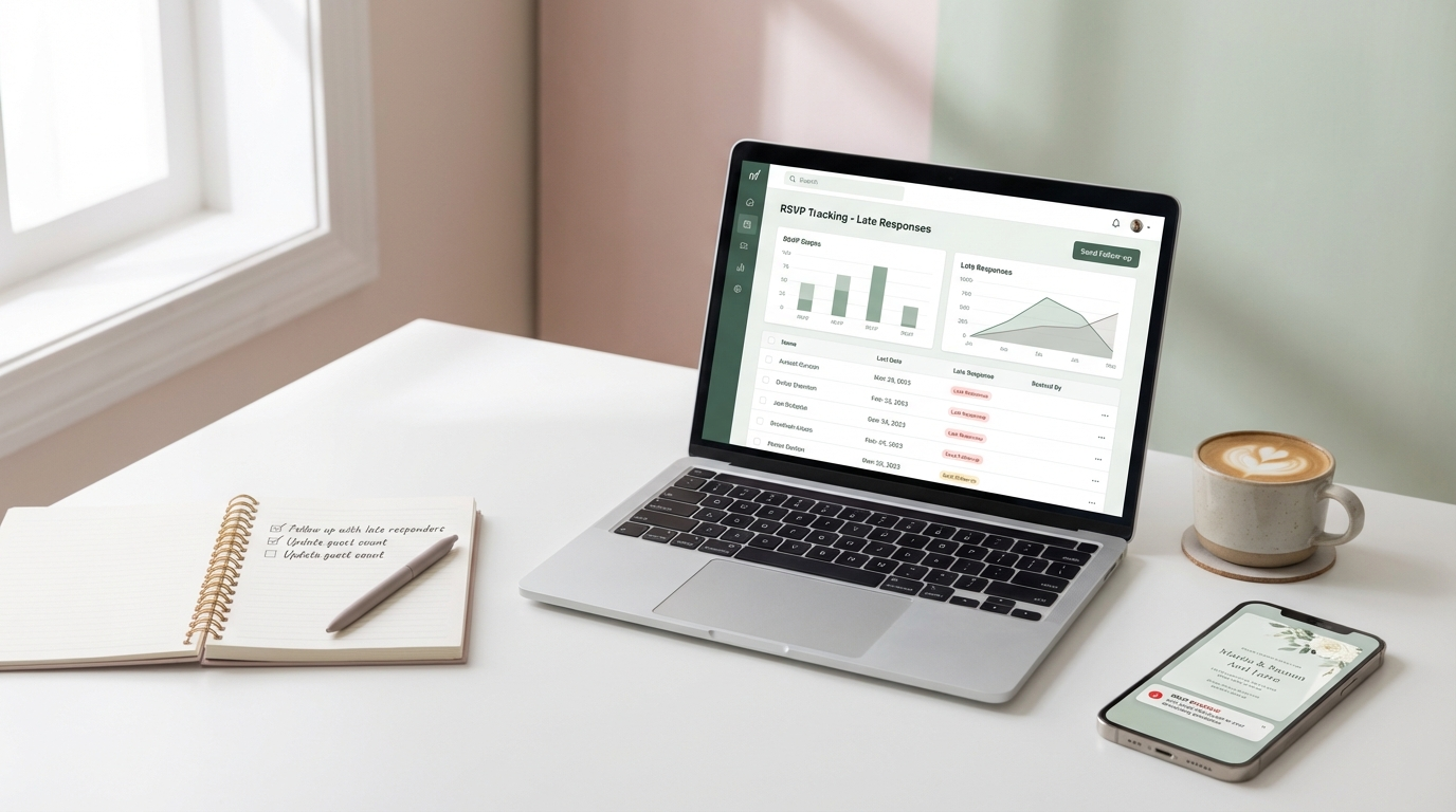 Late RSVP Etiquette for Guests What To Do for late RSVP etiquette - digital invitation and event planning