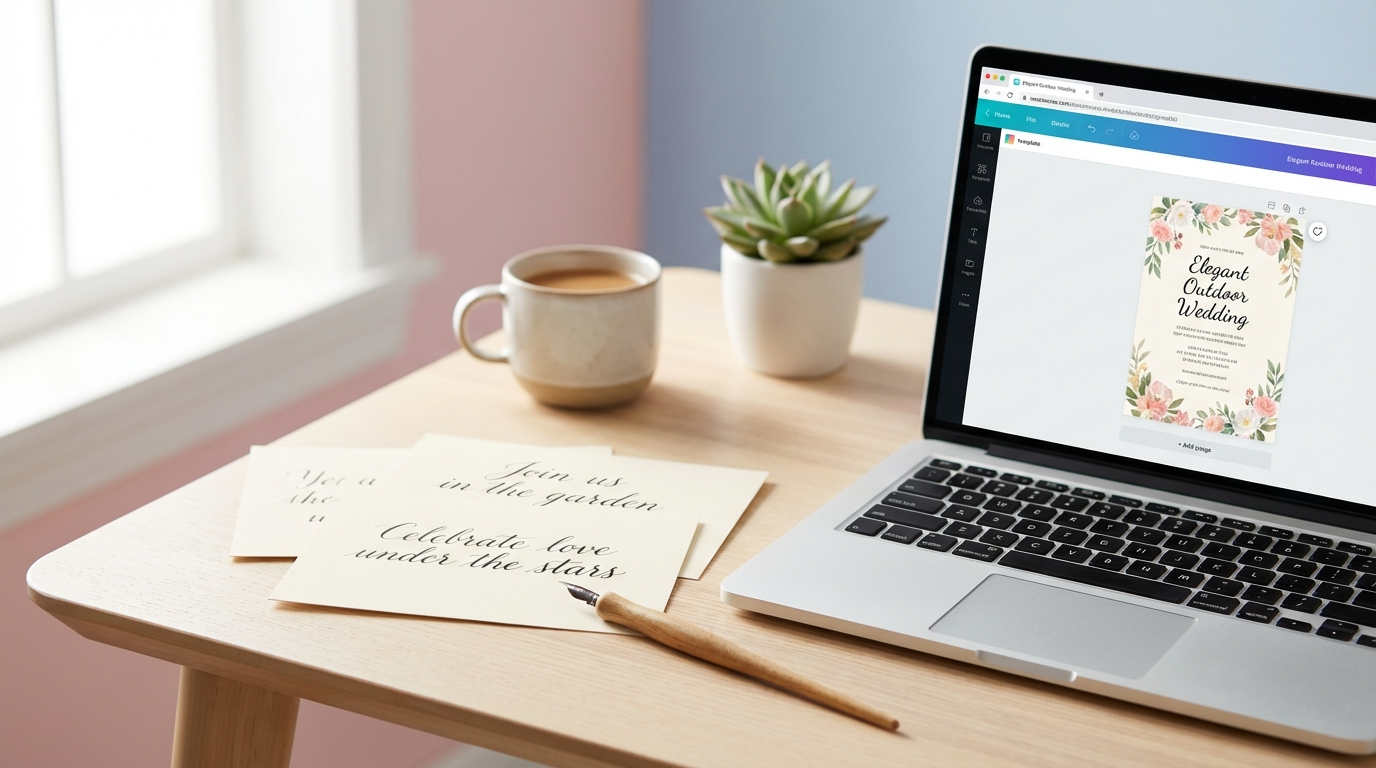 Wording Tips for Specifying an Outdoor Setting for outdoor wedding invitation wording - digital invitation and event planning