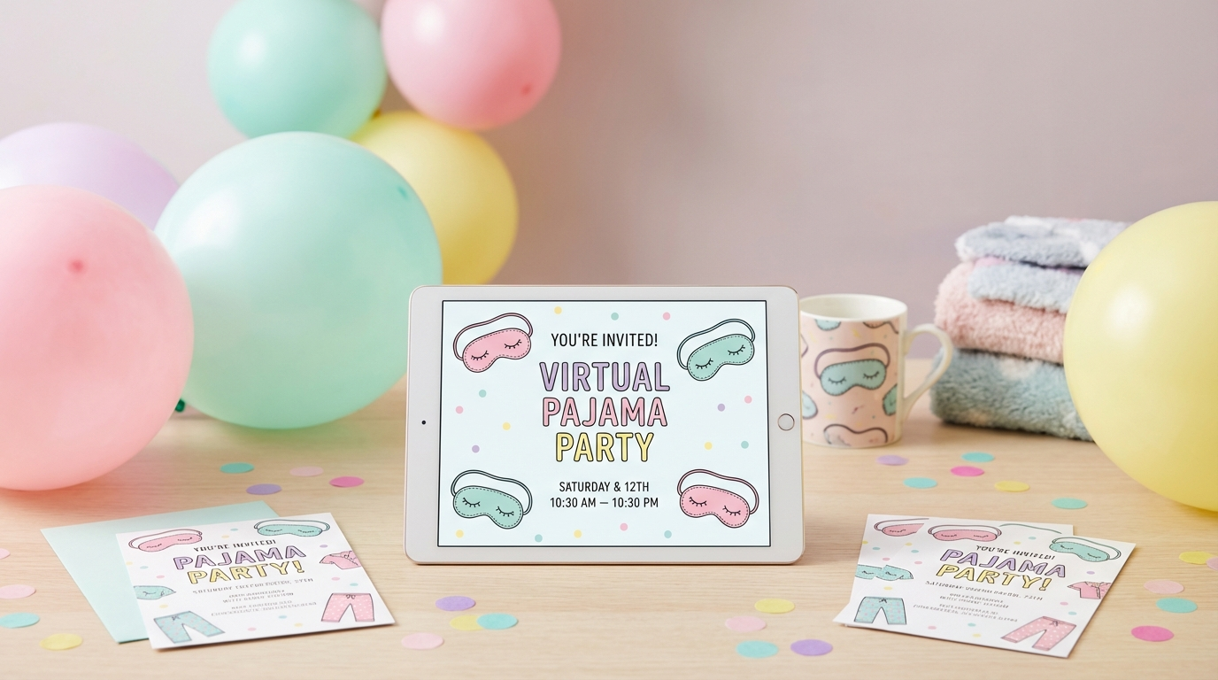 Pajama Party Invitation Wording Ideas for Kids for pajama party invitation wording - digital invitation and event planning