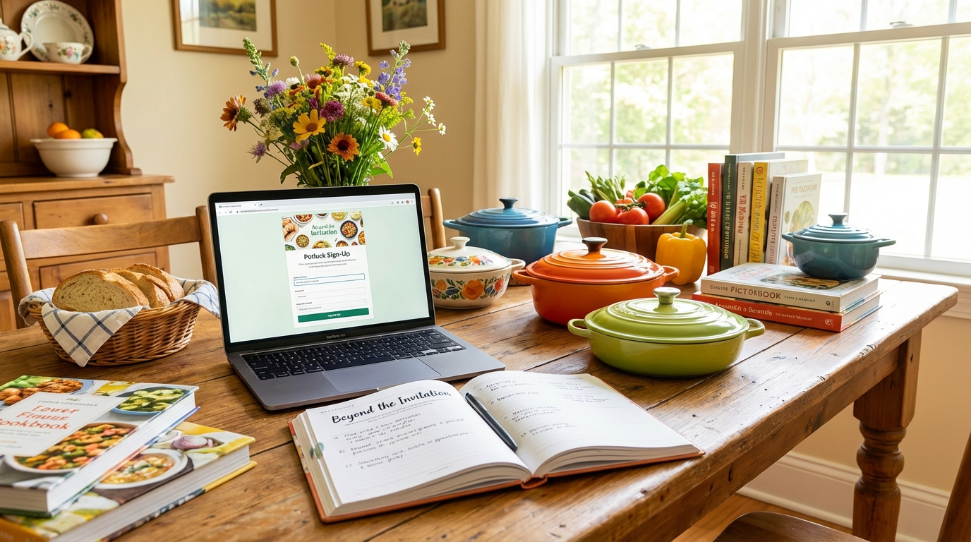 Beyond the Invitation Making Your Potluck a Success for potluck invitation wording - digital invitation and event planning