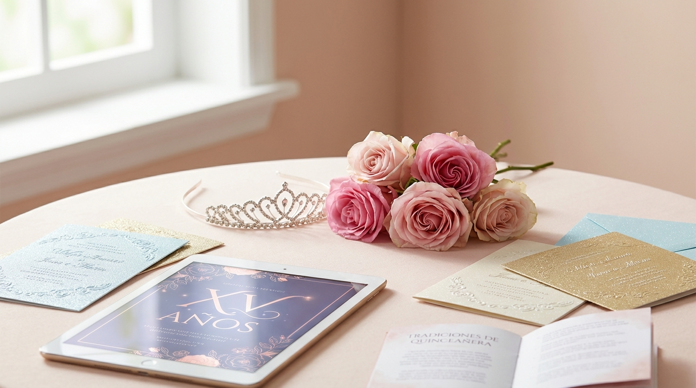Planning Your Quinceaera A StepbyStep Guide for quinceañera traditions explained - digital invitation and event planning