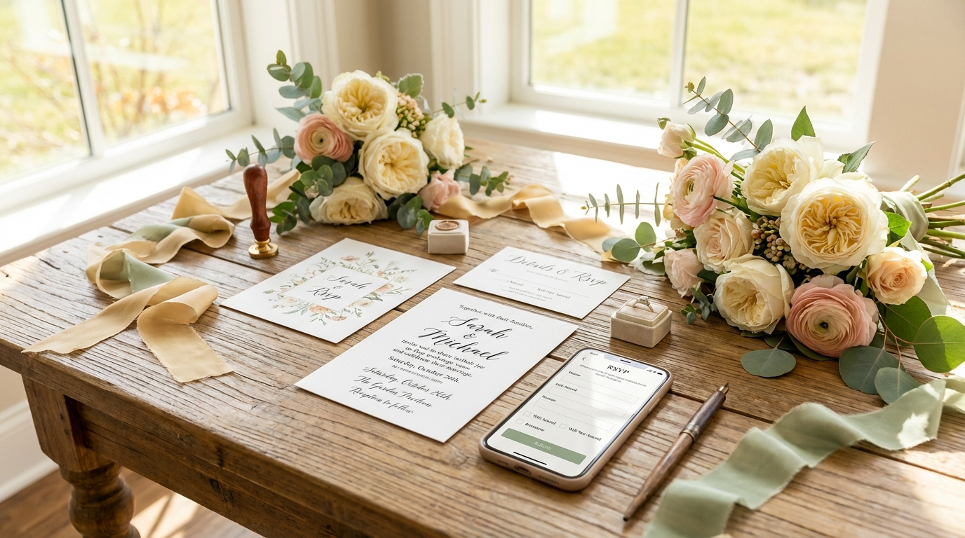 Digital vs Paper Invitations for Second Weddings for second wedding invitation wording - digital invitation and event plannin