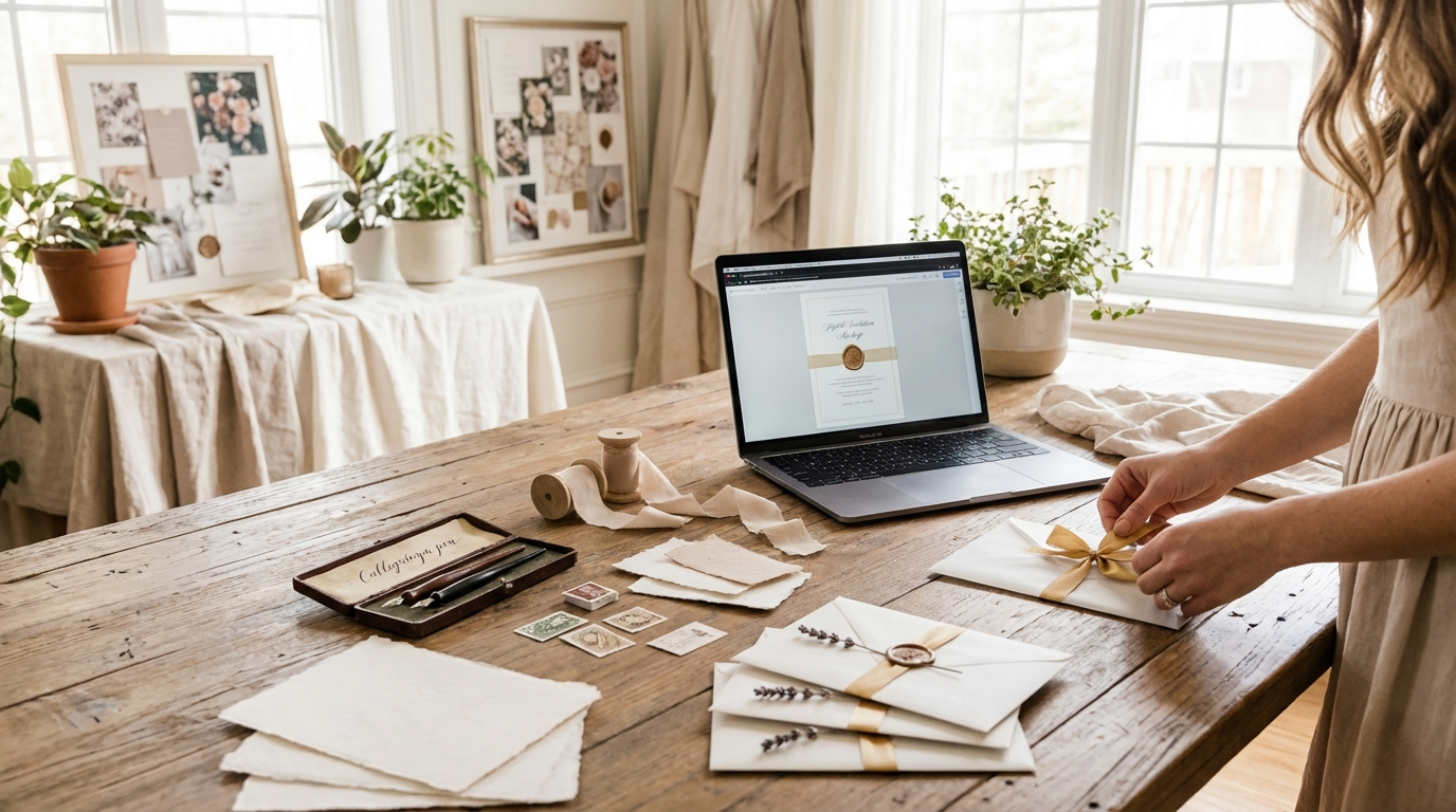 Final Touches Making Your Invitations Special for wedding invitation etiquette - digital invitation and event planning