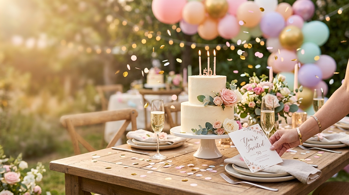 The Complete Guide to 50th birthday invitation wording